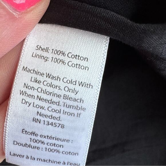 Vineyard Vines Scalloped Ponte Navy Dress Size 8 cotton coastal preppy nautical‎ - Picture 4 of 10